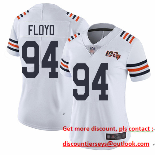 Bears #94 Leonard Floyd White Alternate Women's Stitched Football Vapor Untouchable Limited 100th Season Jersey Bears #94 Leonard Floyd White Alternate Women's Stitched Football Vapor Untouchable Limited 100th Season Jersey