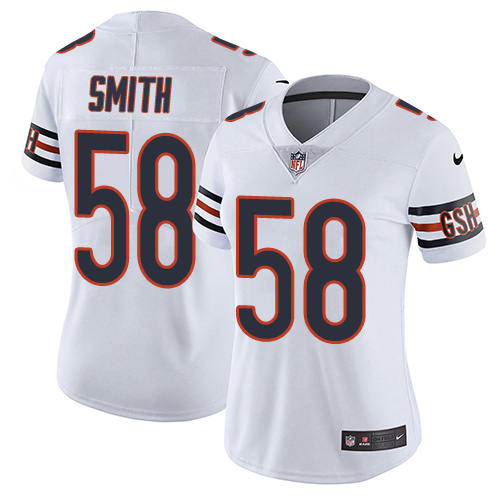 Nike Bears #58 Roquan Smith White Women's Stitched NFL Vapor Untouchable Limited Jersey Nike Bears #58 Roquan Smith White Women's Stitched NFL Vapor Untouchable Limited Jersey