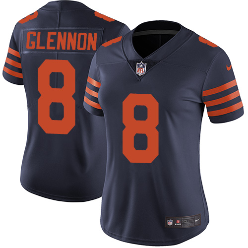 Nike Bears #8 Mike Glennon Navy Blue Alternate Women's Stitched NFL Vapor Untouchable Limited Jersey Nike Bears #8 Mike Glennon Navy Blue Alternate Women's Stitched NFL Vapor Untouchable Limited Jersey