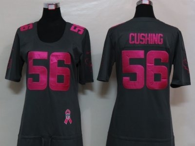 Womens NEW Houston Texans 56 Cushing Elite breast Cancer Awareness Dark grey Jerseys Womens NEW Houston Texans 56 Cushing Elite breast Cancer Awareness Dark grey Jerseys