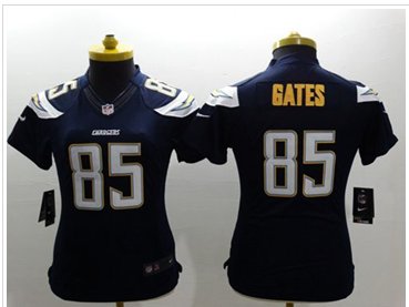 Women's New Chargers #85 Antonio Gates Navy Blue Team Color NFL New Limited Jersey Women's New Chargers #85 Antonio Gates Navy Blue Team Color NFL New Limited Jersey