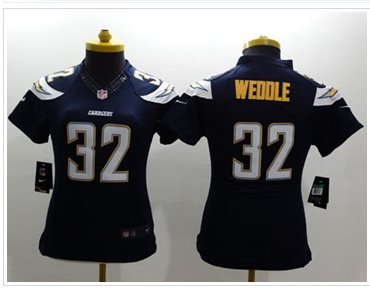 Women's New Chargers #32 Eric Weddle Navy Blue Team Color NFL New Limited Jersey Women's New Chargers #32 Eric Weddle Navy Blue Team Color NFL New Limited Jersey