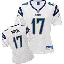 Women jerseys San Diego Chargers 17 Philip Rivers white