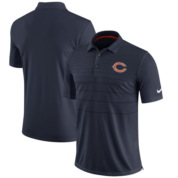 Men's Chicago Bears Nike Navy Early Season Polo