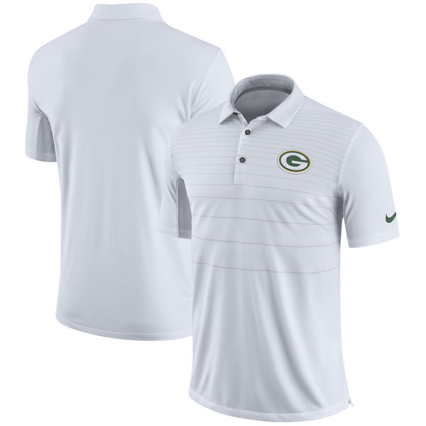 Men's Green Bay Packers Nike White Early Season Polo