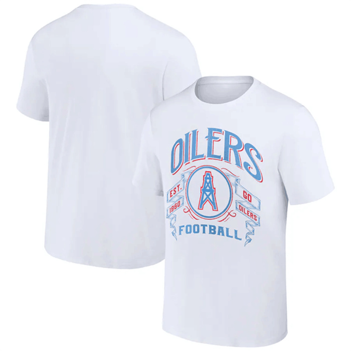 Men's Tennessee Titans White X Darius Rucker Collection Vintage Football T-Shirt Men's Tennessee Titans White X Darius Rucker Collection Vintage Football T-Shirt
