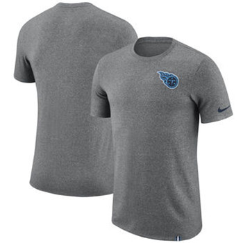 Tennessee Titans Nike Marled Patch T-Shirt - Heathered Gray