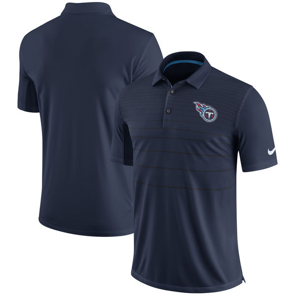 Men's Tennessee Titans Nike Navy Early Season Polo