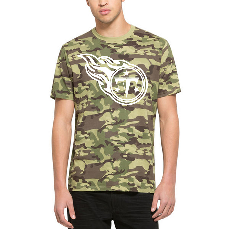 Men's Tennessee Titans '47 Camo Alpha T-Shirt Men's Tennessee Titans '47 Camo Alpha T-Shirt