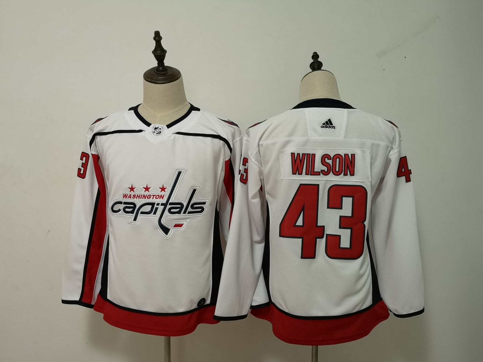 Youth Adidas Capitals #43 Evgeny Kuznetsov Black Authentic Team Logo Fashion Stitched NHL Jersey