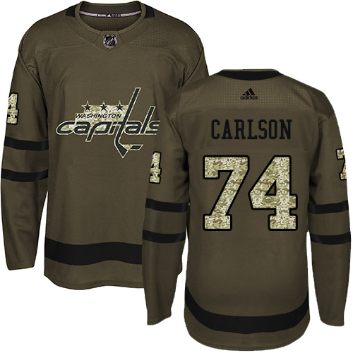 Adidas Capitals #74 John Carlson Green Salute to Service Stitched Youth NHL Jersey Adidas Capitals #74 John Carlson Green Salute to Service Stitched Youth NHL Jersey