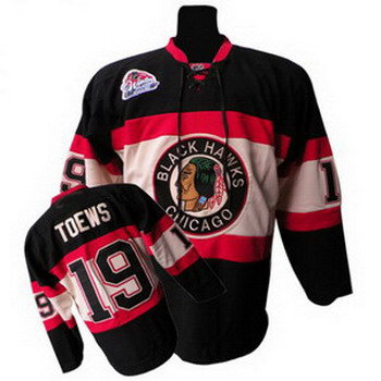 Chicago Blackhawks 19 TOEWS WINTER CLASSIC Black youth jerseys 2