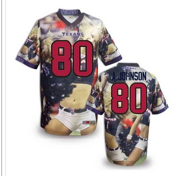 Houston Texans #80 Andre A.Johnson Stitched NFL Elite Fanatical Version Jersey (8)
