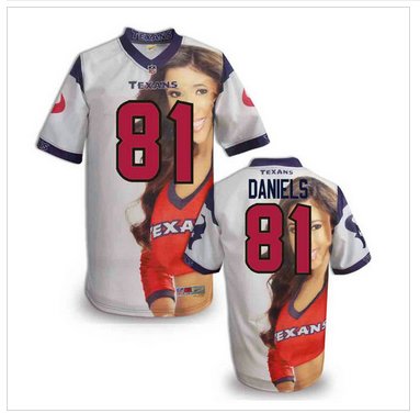 Houston Texans #81 Owen Daniels Stitched NFL Elite Fanatical Version Jersey (12)