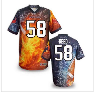 Houston Texans #58 Brooks Reed Stitched NFL Elite Fanatical Version Jersey (11)