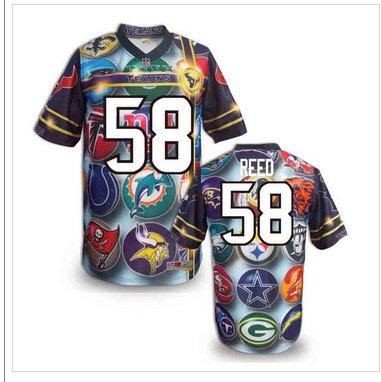 Houston Texans #58 Brooks Reed Stitched NFL Elite Fanatical Version Jersey (10)