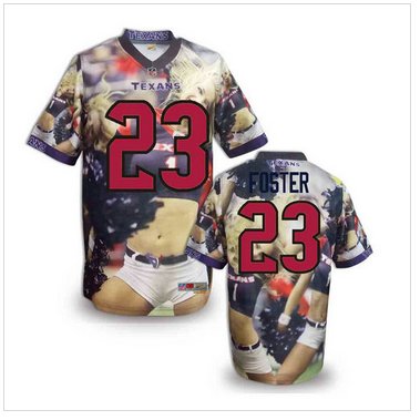Houston Texans #23 Arian Foster Stitched NFL Elite Fanatical Version Jersey (8)