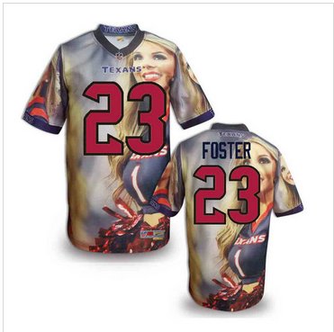 Houston Texans #23 Arian Foster Stitched NFL Elite Fanatical Version Jersey (7)