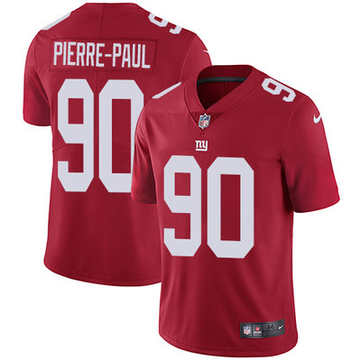 Nike Giants #90 Jason Pierre-Paul Red Alternate Youth Stitched NFL Vapor Untouchable Limited Jersey