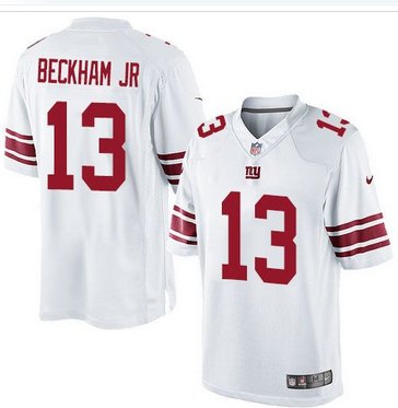 Youth New Giants #13 Odell Beckham Jr White NFL Limited Jersey Youth New Giants #13 Odell Beckham Jr White NFL Limited Jersey