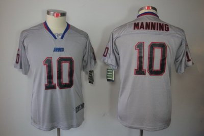 Youth NEW New York Giants 10 Eli Manning Grey Jerseys(Elite Lights Out) Youth NEW New York Giants 10 Eli Manning Grey Jerseys(Elite Lights Out)