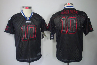 NEW Youth NFL New York Giants 10 Eli Manning black jerseys(Lights Out Elite) NEW Youth NFL New York Giants 10 Eli Manning black jerseys(Lights Out Elite)