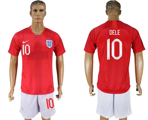 England #10 Dele Away Soccer Country Jersey