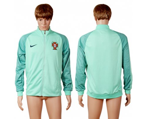 Portugal Soccer Jackets Green
