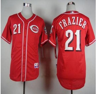 Cincinnati Reds #21 Todd Frazier Red Cool Base Stitched Baseball Jersey Cincinnati Reds #21 Todd Frazier Red Cool Base Stitched Baseball Jersey