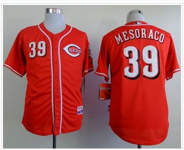 Cincinnati Reds #39 Devin Mesoraco Red Cool Base Stitched MLB Jersey
