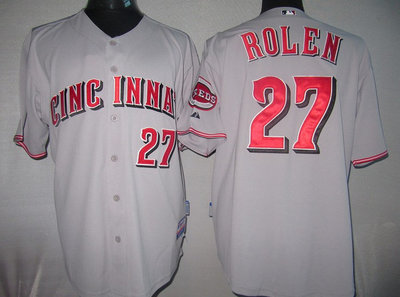 MLB Cincinnati Reds 27# ROLEN GREY