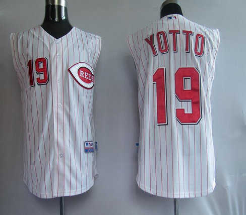 MLB Jerseys Cincinnati Reds 19# Yotto White 19 MLB Jerseys Cincinnati Reds 19# Yotto White 19