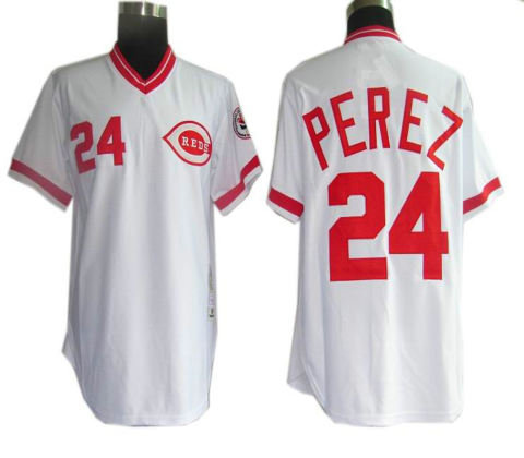 Cincinnati Reds 24 Tony Perez MN Jerseys White