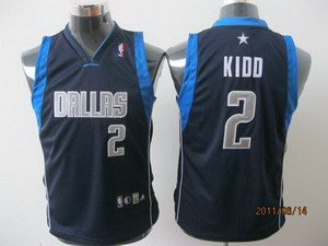 kids Dallas Mavericks 2 KIDD BLUE JERSEYS