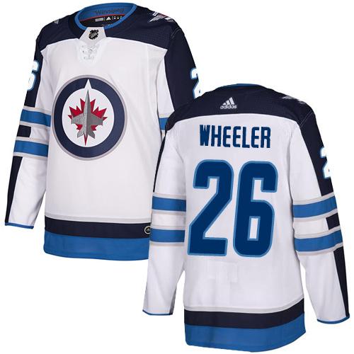 Adidas Jets #26 Blake Wheeler White Road Authentic Stitched NHL Jersey Adidas Jets #26 Blake Wheeler White Road Authentic Stitched NHL Jersey