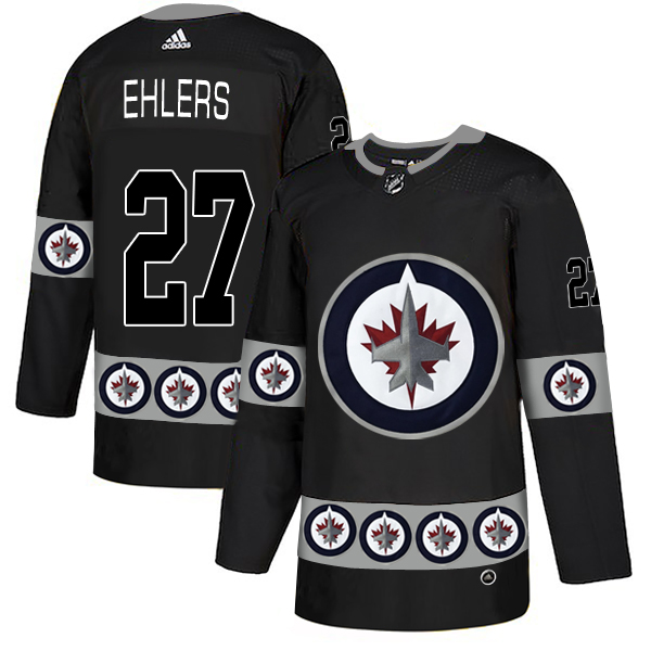 Winnipeg Jets 27 Nikolaj Ehlers Black Team Logos Fashion Adidas Jersey Winnipeg Jets 27 Nikolaj Ehlers Black Team Logos Fashion Adidas Jersey