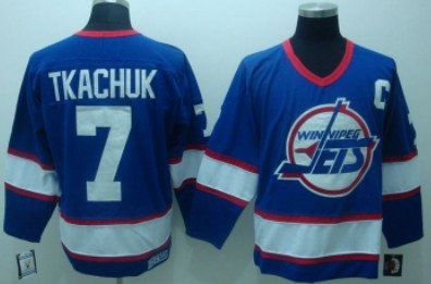 Winnipeg Jets #7 TKACHUK Blue CCM Jersey