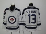 Winnipeg Jets jerseys #13 Teemu Selanne white jersey