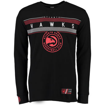 Men's Atlanta Hawks UNK Black MVP Midtown Long Sleeve Thermal T-Shirt