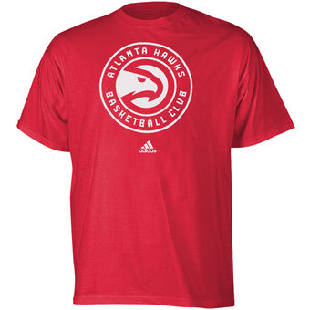 Men's Atlanta Hawks adidas Red Primary Logo T-Shirt