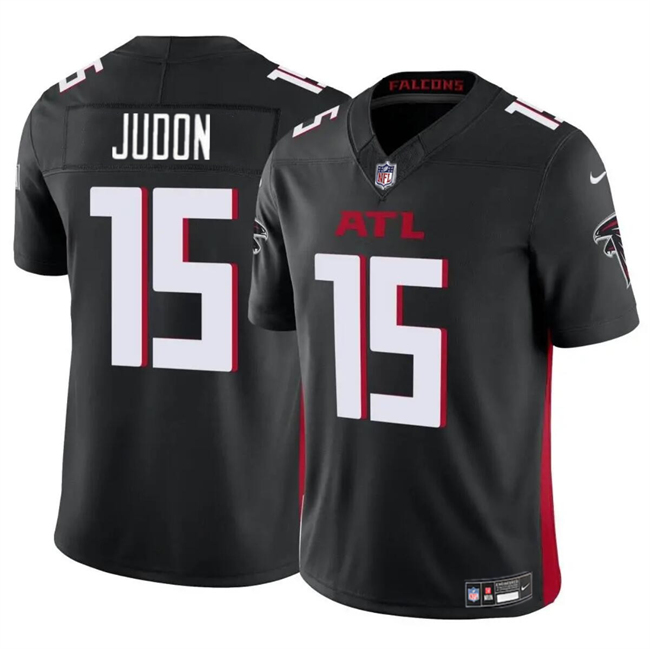 Youth Atlanta Falcons #15 Matthew Judon Black 2023 F.U.S.E Vapor Untouchable Limited Stitched Football Jersey Youth Atlanta Falcons #15 Matthew Judon Black 2023 F.U.S.E Vapor Untouchable Limited Stitched Football Jersey