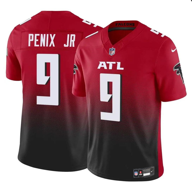 Youth Atlanta Falcons #9 Michael Penix Jr Red Black 2024 Draft F.U.S.E Vapor Untouchable Limited Stitched Football Jersey Youth Atlanta Falcons #9 Michael Penix Jr Red Black 2024 Draft F.U.S.E Vapor Untouchable Limited Stitched Football Jersey
