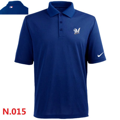 Nike Miami Marlins Men's Blue Polo Shirt