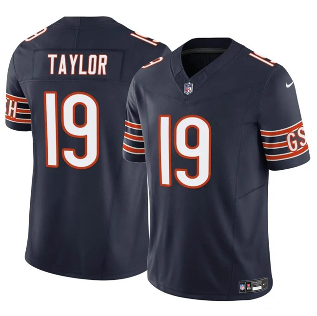 Youth Chicago Bears #19 Tory Taylor Navy 2023 F.U.S.E. Vapor Stitched Football Jersey Youth Chicago Bears #19 Tory Taylor Navy 2023 F.U.S.E. Vapor Stitched Football Jersey