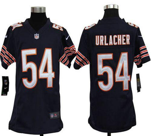 Nike Bears #54 Brian Urlacher Navy Blue Team Color Youth Stitched NFL Elite Jersey Nike Bears #54 Brian Urlacher Navy Blue Team Color Youth Stitched NFL Elite Jersey