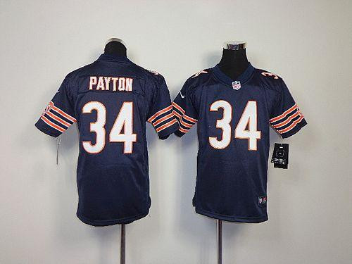 Nike Bears #34 Walter Payton Navy Blue Team Color Youth Stitched NFL Elite Jersey Nike Bears #34 Walter Payton Navy Blue Team Color Youth Stitched NFL Elite Jersey