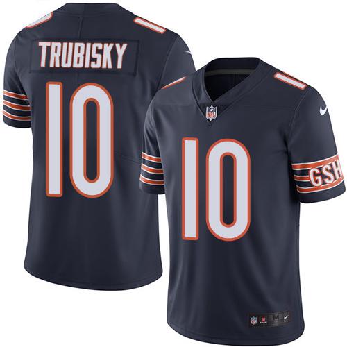 Nike Bears #10 Mitchell Trubisky Navy Blue Team Color Youth Stitched NFL Vapor Untouchable Limited Jersey Nike Bears #10 Mitchell Trubisky Navy Blue Team Color Youth Stitched NFL Vapor Untouchable Limited Jersey