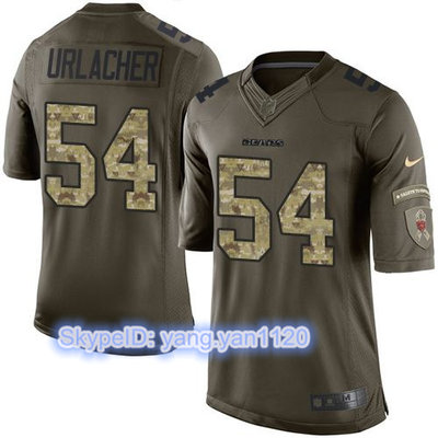 Nike Bears #54 Brian Urlacher Green Youth Stitched NFL Limited Salute to Service Jersey