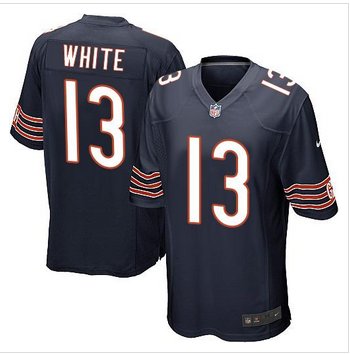 Youth New Bears #13 Kevin White Navy Blue Team Color Stitched NFL Elite Jersey