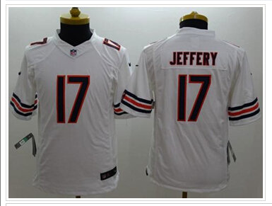Youth NEW Bears #17 Alshon Jeffery White NFL Limited Jersey